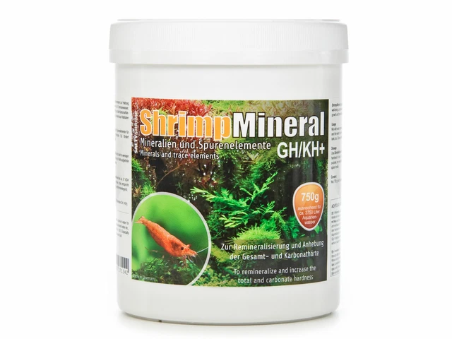 SaltyShrimp Mineral GH/KH+ Mineral GH booster RO Cherry Tiger Neocaridina 750g