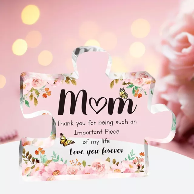 Personalised Acrylic Puzzle Mum Gifts: Mother's Day, Birthday Presents for Mum