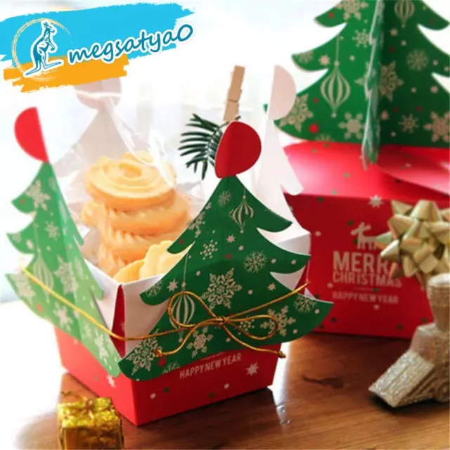 Cupcakes Dessert Candy Gift Apple Gift Bell Christmas Tree Pack Box Xmas Bags