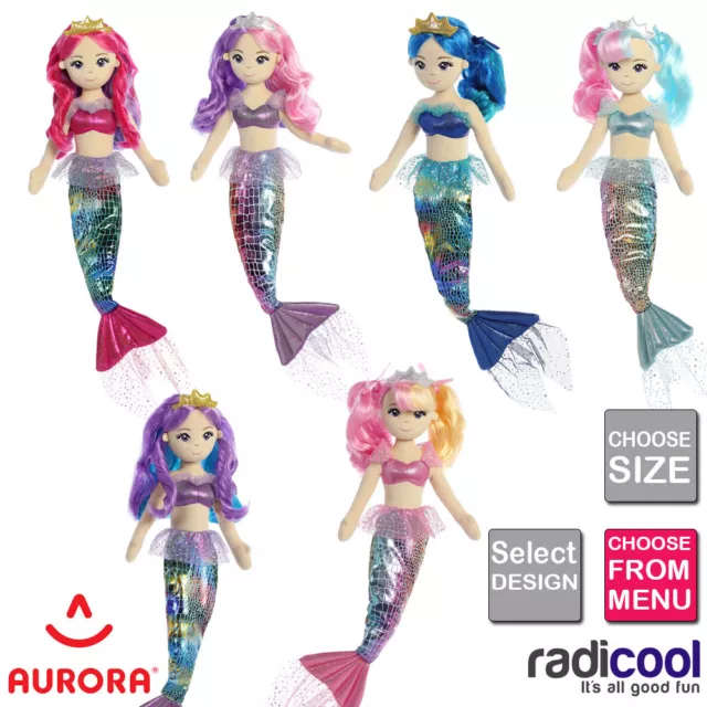 Aurora SEA SPARKLES PLUSH Cuddly Soft Toy Teddy Kids Gift Brand New 2017!