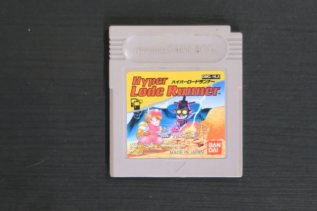 Hyper Lode Runner Game Boy CIB 1989 Boxed Bandai DMG-HLA