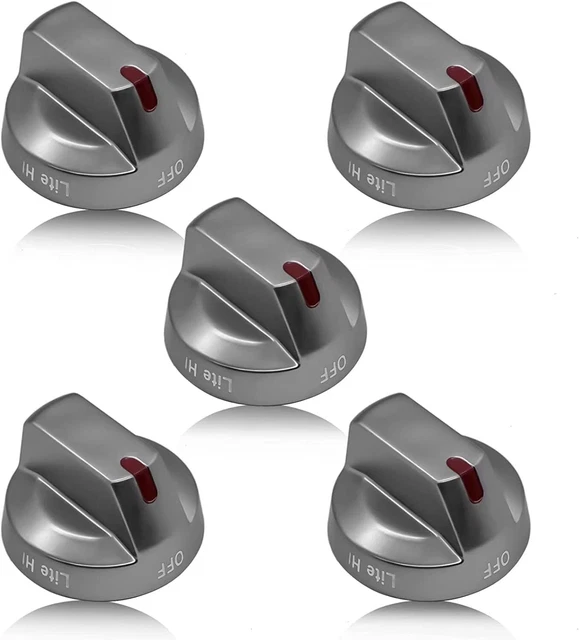 5X GAS STOVE Range Knobs Switch DG6400473B for Samsung Cooktop Oven