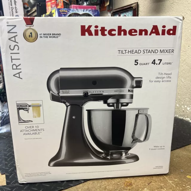 KITCHENAID KSM150PSQG ARTISAN 5qt TiltHead Stand Mixer Liquid