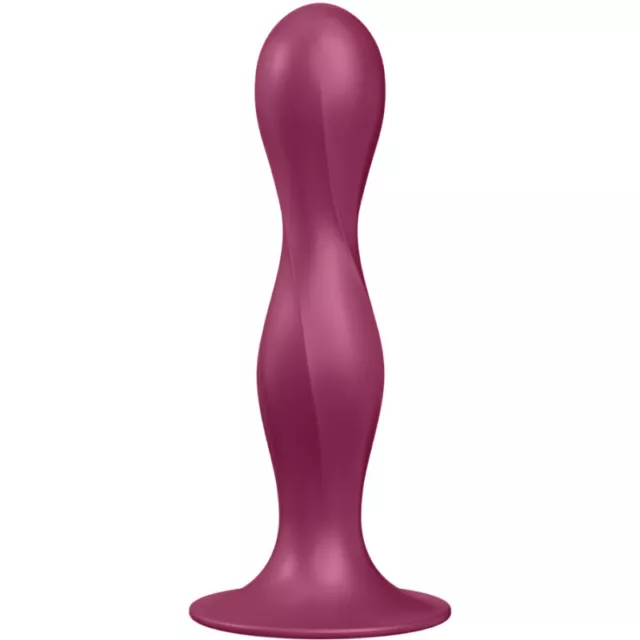 Gode Double Ball R en Silicone Grenat Satisfyer