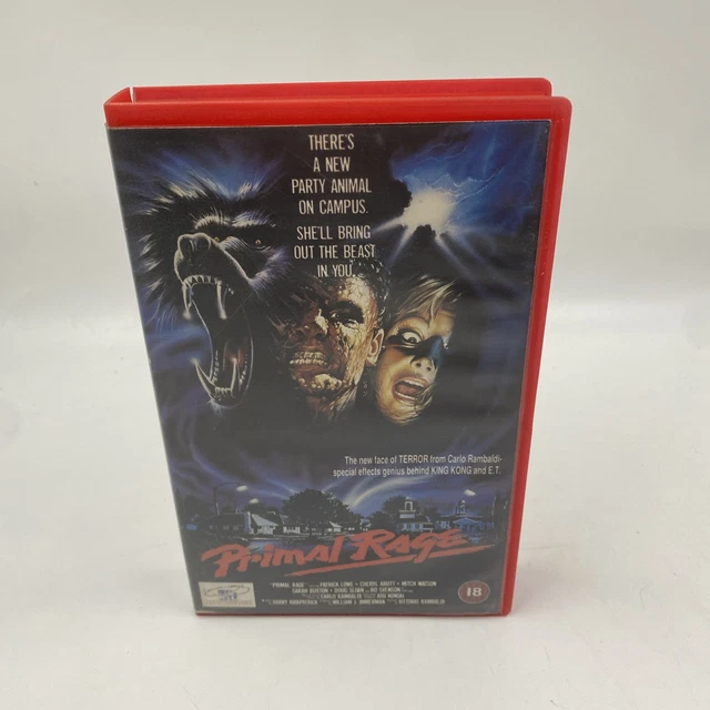 PRIMAL RAGE VHS - 1990 Retro Horror Movie (Very Rare) £50.00 - PicClick UK