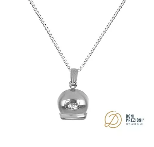 Collana con campanella capri in argento 925%