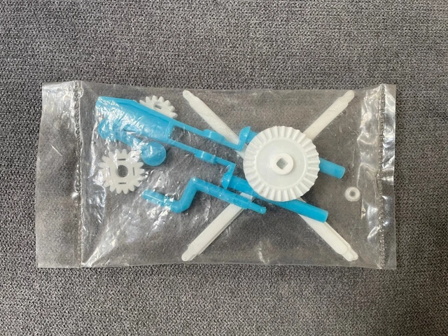 Jouet ancien plastique batteur mixeur publicitaire BONUX neuf en sachet