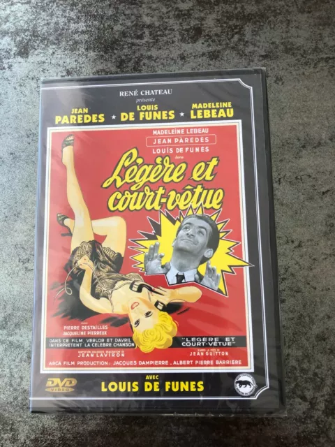 DVD  " Légère et cout-vétue " René Chateau / Louis de Funes neuf sous blister