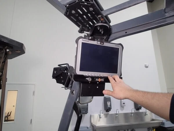 Havis Forklift Height Adjustable Overhead Mounting Package For Tablets