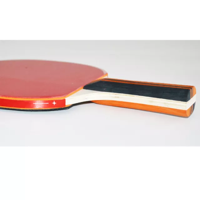 Table Tennis Racket Pong Paddle Pimples-in Double Sided Set 3