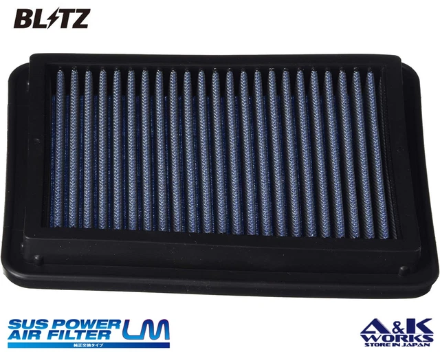 Blitz ST-41B SUS Power Air Filter – For Toyota Altezza, Aristo, Mark II 2JZ-GE (Blue)
