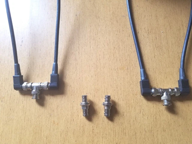 Antenna Splitter Combiner Kit for Shure Etc. Wireless Custom right Angle Wire