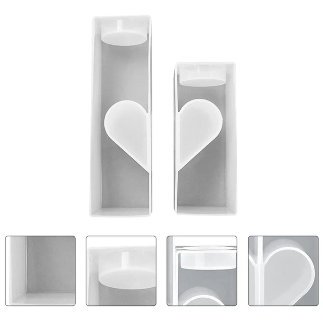 1Set von DIY Leuchter, Zylinder Silikon Kerze