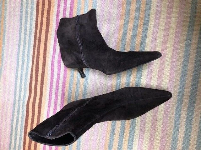 Bottines à Talons aiguilles LK Bennett , en Daim Marron taille E 40 1/2