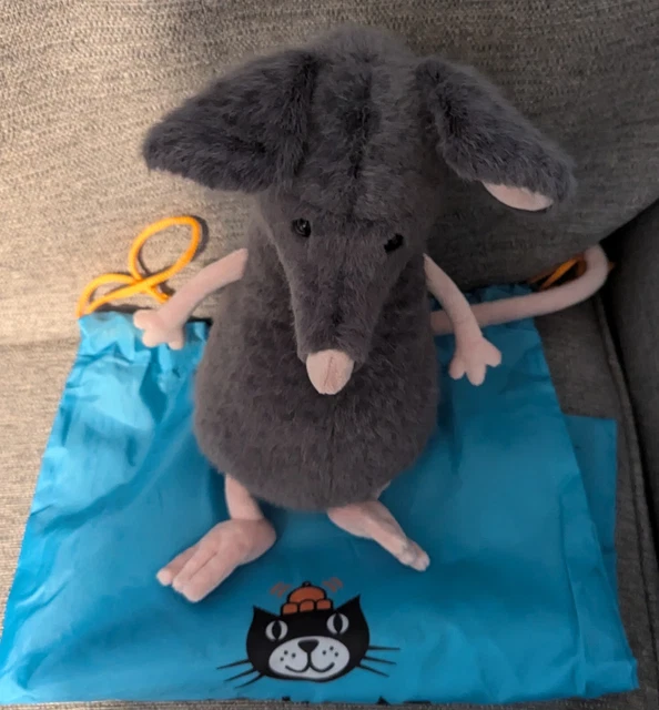 BRAND NEW WITH Tag Jellycat Lachlan Sad Rat Soft Plush Toy With Dust Bag £59.99 PicClick UK