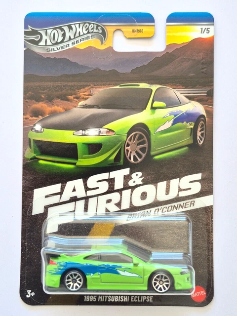 MINIATURE HOT WHEELS Fast & Furious Brian O'conner 1/64 Mitsubishi ...