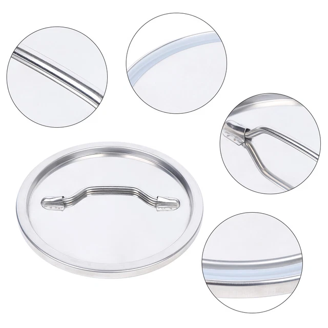 Universal Stainless Steel Milk Bucket Lid Can Wine Bucket Barrel Canister Lid