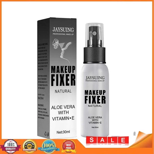 Spray de ajuste de maquillaje hidratante impermeable aerosol base duradera (A)