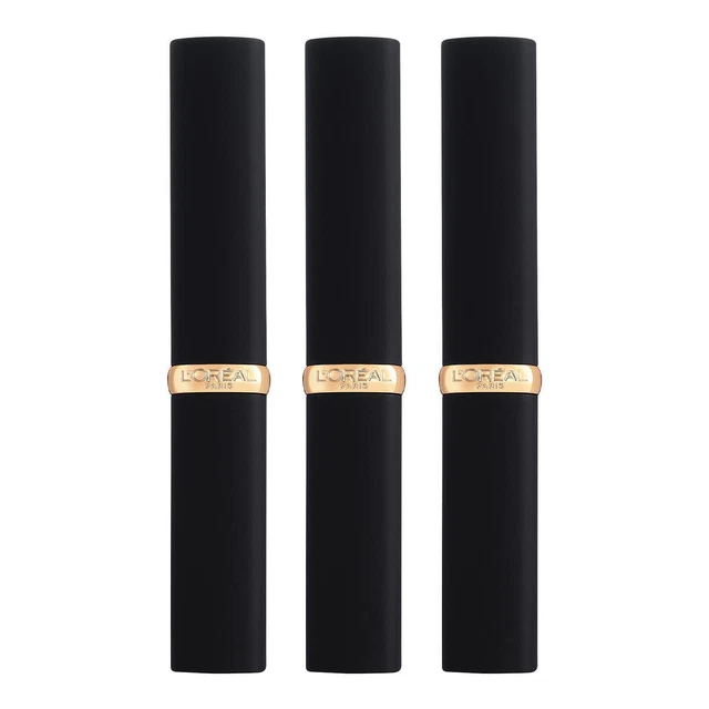 Rossetto Loreal Color Rich Intense Volume Opaco 16H, 336 Rosso Avanguardia, 3pk