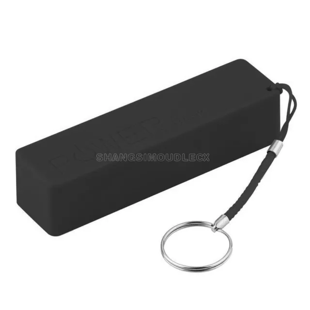 Black USB Power Bank Charger Pack Box Battery Case For 1x18650 DIY Portable