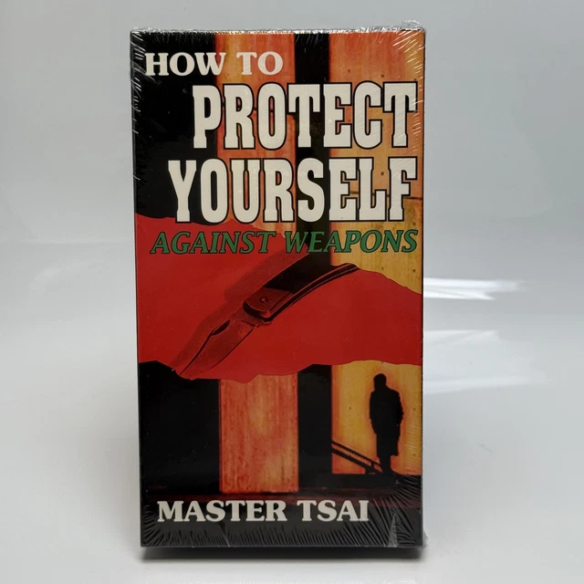 HOW TO PROTECT Yourself Against Weapons VHS Sealed Master Tsai Martial ...
