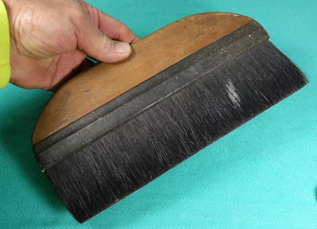 Cerdas chinas de 10" cepillo más suave para colgadores de papel antiguas raras Rubberset Co. #3139