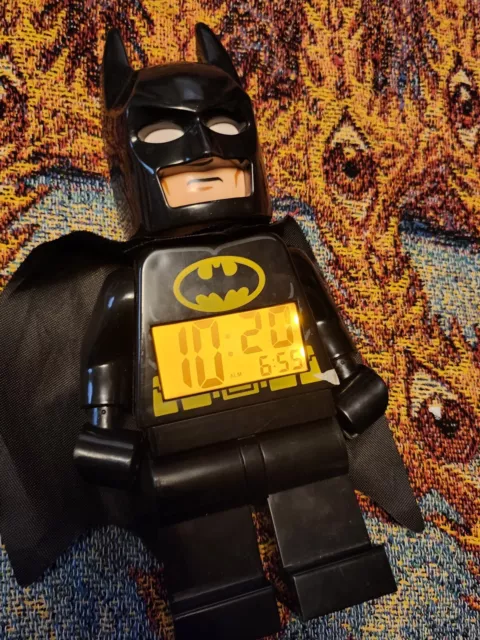 Lego Batman Alarm Clock DC Comics Super Heroes Digital Action Figure Tested EUC