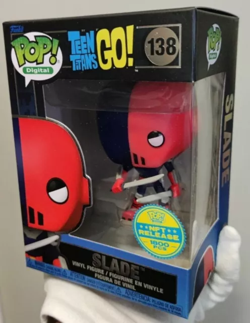 Funko POP! Digital Slade #138 Teen Titans Go Legendary LE1800 W/ Protector