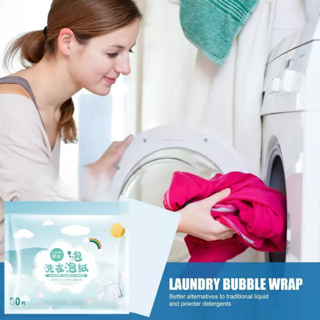 30 x compresse per bucato concentrate sapone per lavaggio in polvere resistente O1/