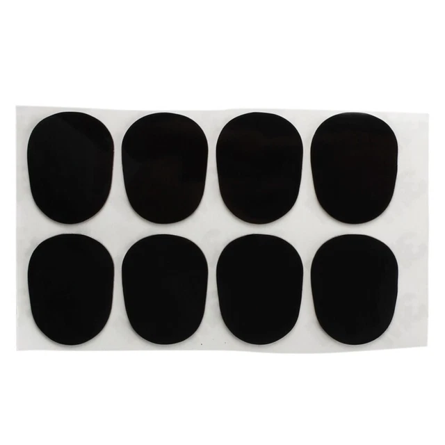 8 Patches Pads Cushions Nozzle for Alto Saxophone 0.8mm Black Q3Q84993