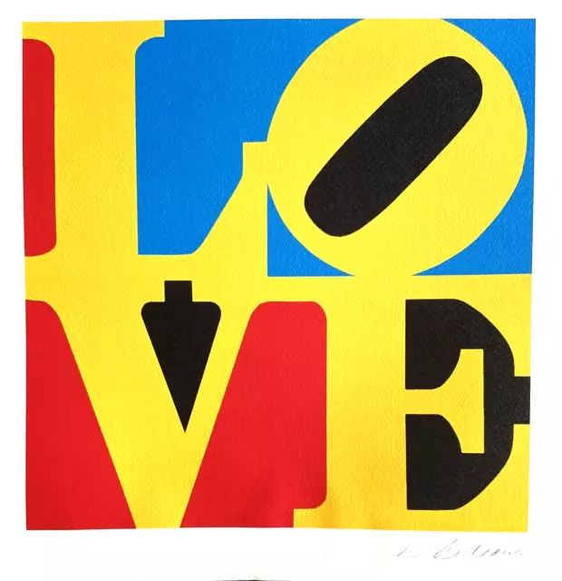 Robert Indiana Litografía Guggenheim 1978 (Warhol Frank Stella Jim Dine )