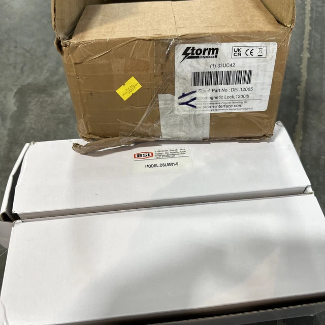 Storm Interface Electromagnetic Lock Wall Mount 1200 lbs DEL12005 *New*