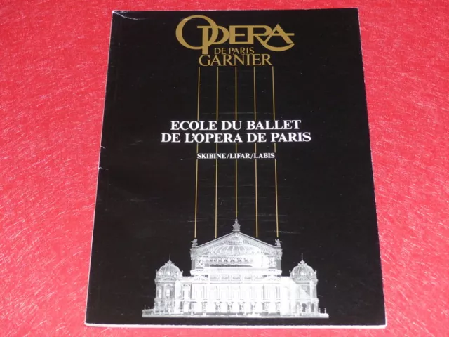 Coll.j.le Bourhis Danse Ballet / Programme Opera Paris / Ecole Du Ballet 1992