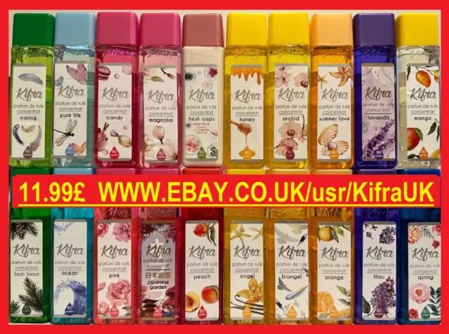 ALL SCENTS KIFRA Laundry Fragrance Concentrated Perfume 200 ml £12.99 -  PicClick UK