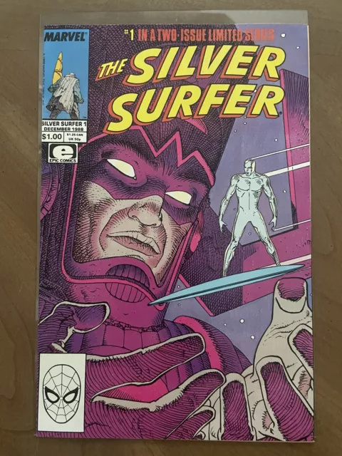 Silver Surfer Limited Series #1 (1988) HI GRADE Marvel/Epic Comic KEY Galactus