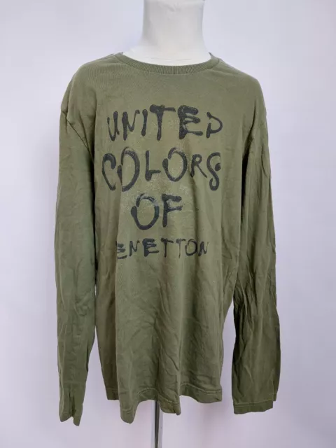 EK2477 camicia a maniche lunghe bambini di United Colors of Benetton, verde, taglia 170