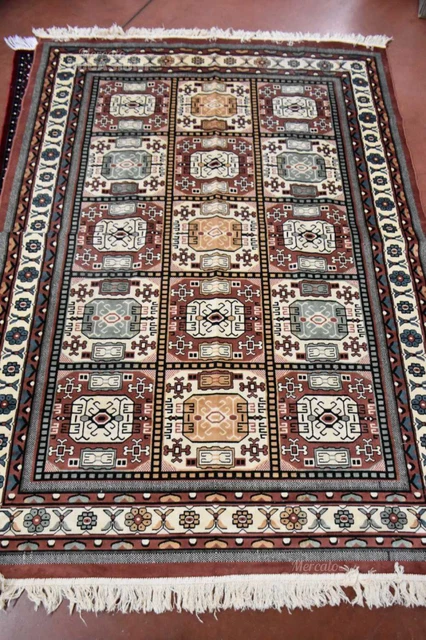 Alfombra Ligero 130x190 CM Rosa Azul Verde Blanco