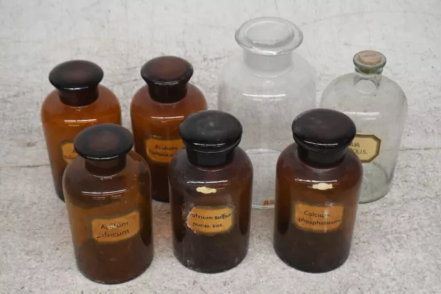 J29G08- Konvolut Apothekengläser