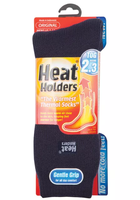 Wärmehalter - warme dicke Wandersocken für Herren, 6-11 UK/marineblau