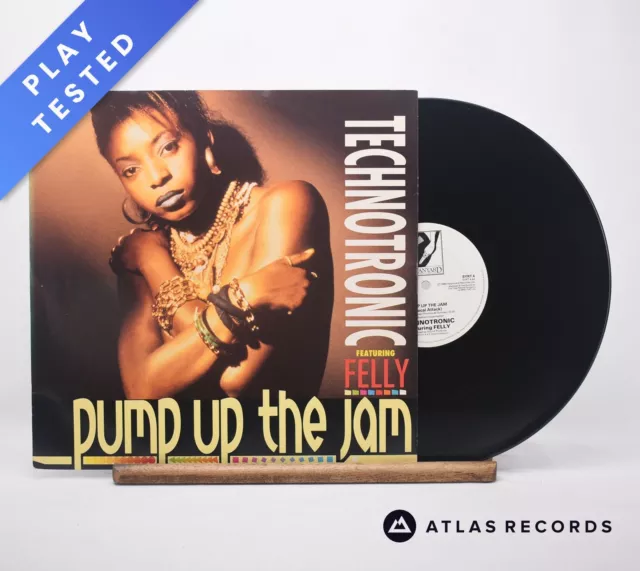 Technotronic Pump Up The Jam 12" Single Vinyl Record SYRT 4 - VG+/EX