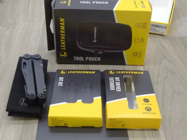 Leatherman Wave Plus Multi-Tool Black Oxide & Black Molle Sheath KIT