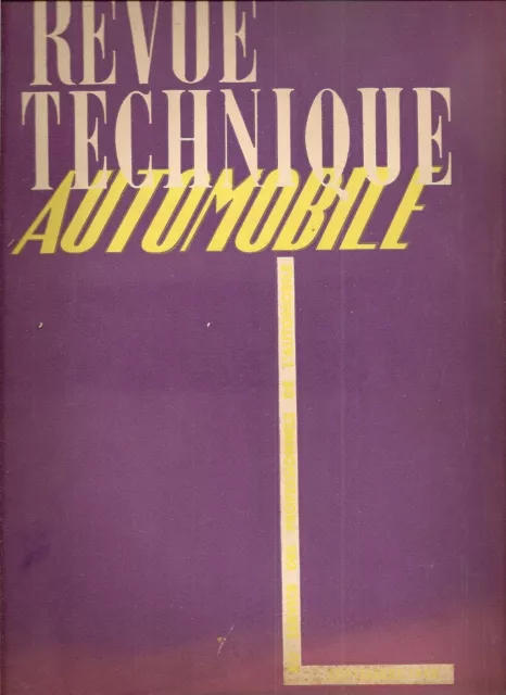 Revue Technique Automobile 29 Rta 1948 Etude Moteur Diesel Clm