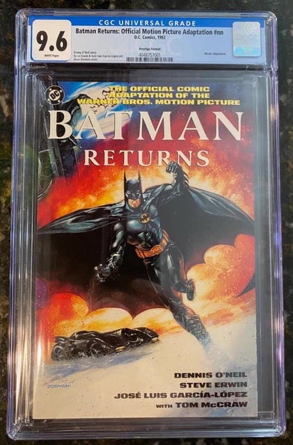 Batman Returns Official movie adaptation CGC 9.6 prestige format 1992 Dc Comics