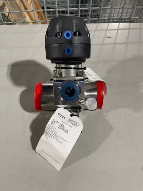 NEW ITT Valve Actuator B209 DN25 1" DN15 .5" Sanitary Butt Weld 316L SS PTFE