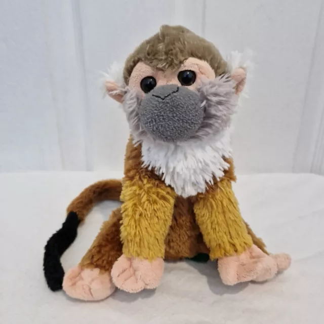 Wild Republic Squirrel Monkey Soft Toy Cuddly Plush Collectable Animals Zoo