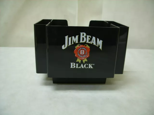 Jim Beam Black Bourbon Whiskey - Promo Branded Barware Bar Caddy 2