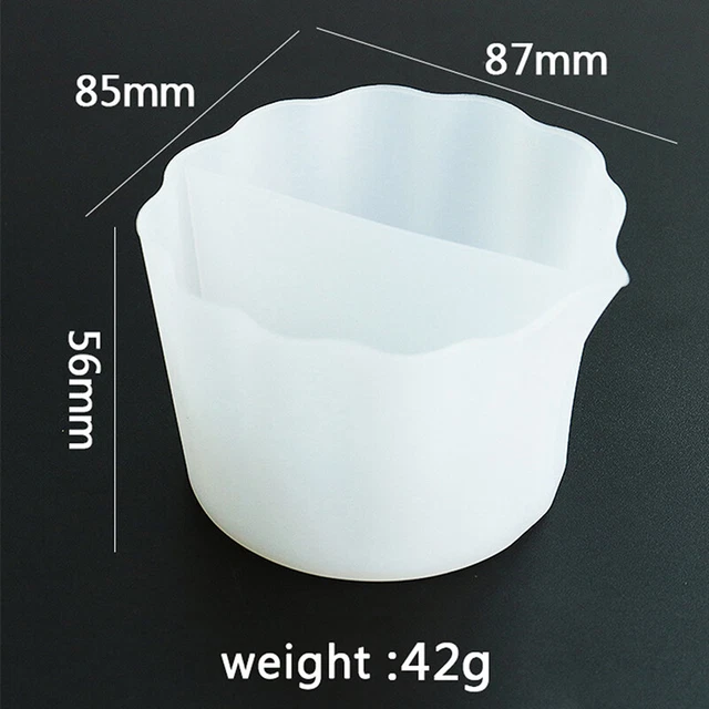 Tazas divididas de silicona para pinturas que vierten pintura acrílica TS