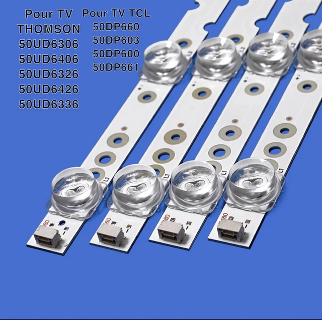 9 Barrettes LEDs Pour Téléviseur Thomson 55UC6586 - Rétroéclairage De Rechange - Neuf Sous Emballage