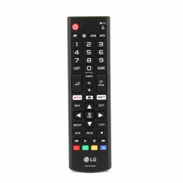 LG AKB75375608 smart 4k netflix amazoon -> telecomando tv originale