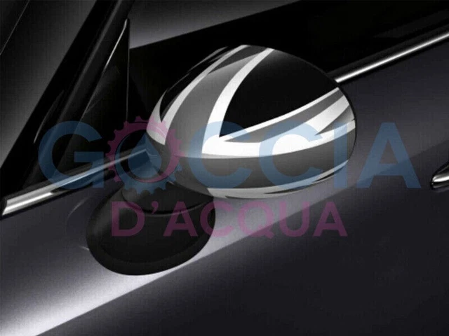 MINI GENUINE RIGHT Door Wing Mirror Cover Cap Checkered Black